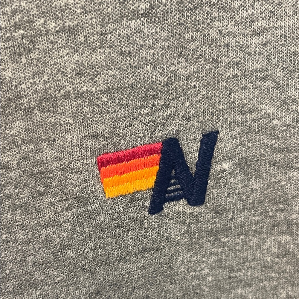 Aviator Nation Gray Sweatshirt with Sunset Stripe - Picture 3 of 4